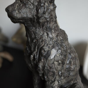 Sitting Cheetah - Black Version