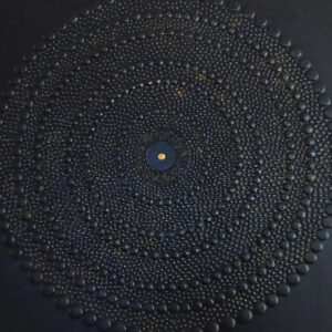 Black circles