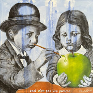 Painted apple
