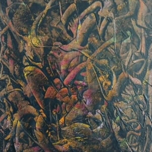 Earth Tone Dark Botanical